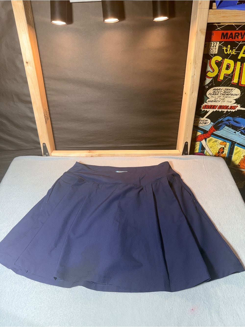 tek gear Navy Blue Circle Skirt with Wide Waistband